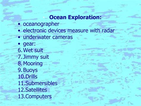 Ocean notes: a comprehensive study on different ocean zones including ...