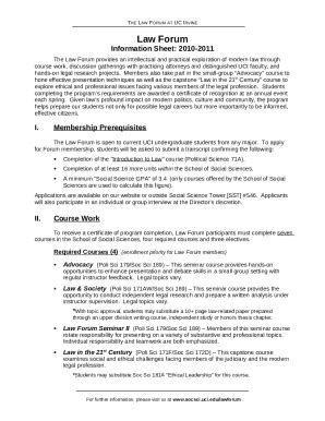 School of Social Sciences is proud to introduce the new Law Forum--an ...