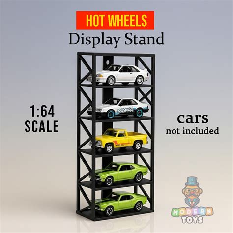 Hot Wheels Display Stand 1:64 Scale with 5 Racks – Modern Toys