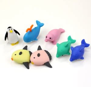 Flipkart.com | IWAKO eraser 1 Pack. (Seven Eraser), Blister Pack Eraser ...