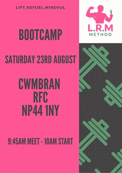 Bootcamp , Cwmbran RFC, 23 August 2025 | AllEvents