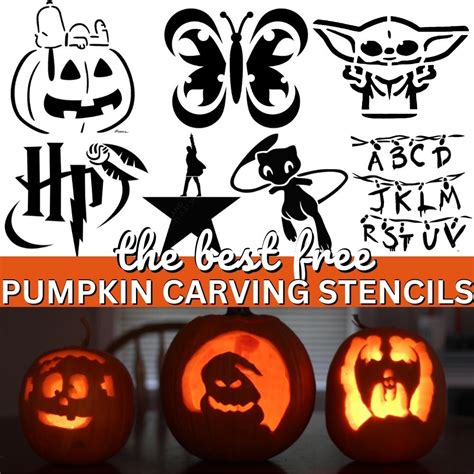 Printable Pumpkin Carving Templates | Printable Templates