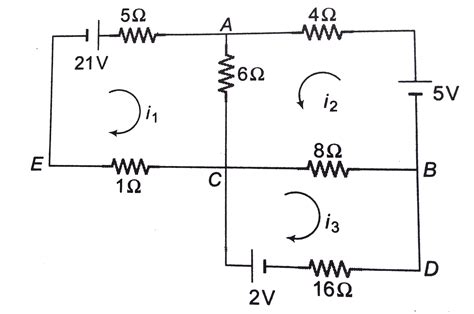 Find the current in each branches of the circuit.