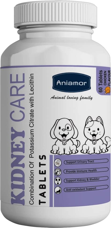 Buy Aniamor Kidney Care Tablets for Dogs and Cats | Supports kidney and ...