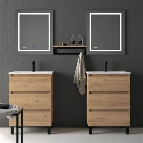 Muebles De Baño Baratos Orosí Black - Muebles BATH POINT.