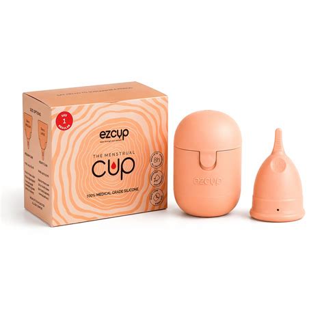 Ezcup Reusable Menstrual Cup For Women With An Easy-To-Use Portable ...