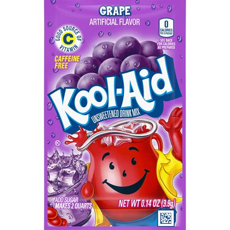 Kool-Aid Unsweetened Grape Artificially Flavored Powdered Drink Mix, 0. ...
