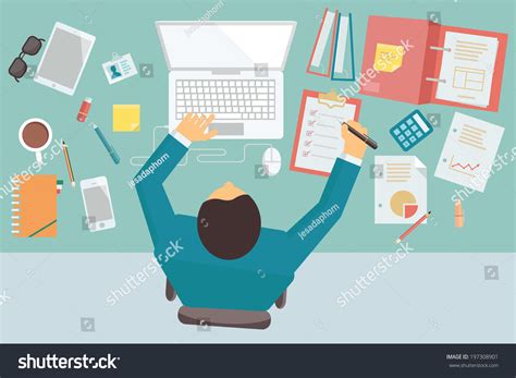 Busy Office Desk 的图像结果