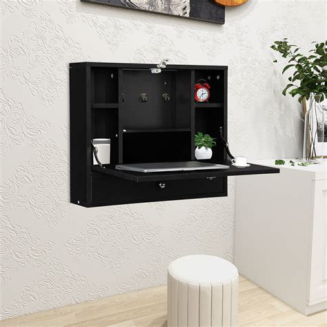 Floating Wall Mounted Computer Desk Work Table Home | Ubuy India