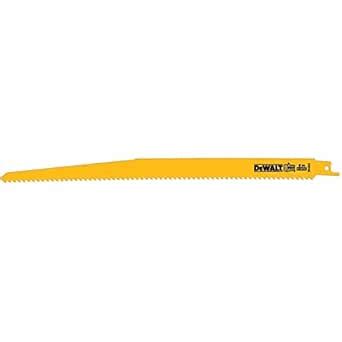 DEWALT DW4804 12-Inch 6 TPI Taper Back Bi-Metal Reciprocatin : Amazon ...