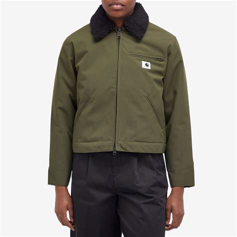Carhartt WIP Newkirk Jacket Office Green & Camo Leo, Tamarind | END. (US)