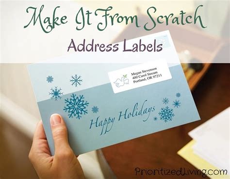 How to Make Address Labels 的图像结果