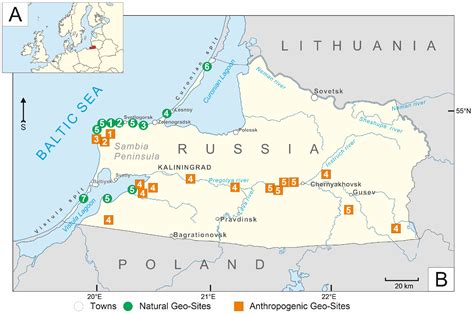 Paleontology Geoheritage of the Kaliningrad Region, South-East Baltic