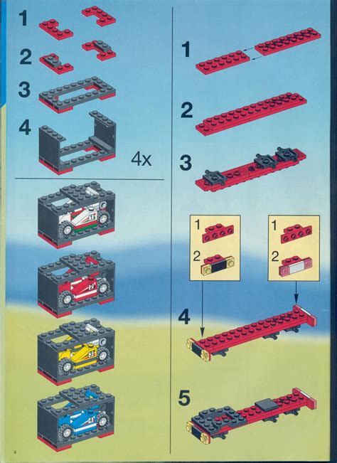 LEGO 6539 Victory Cup Racers Instructions, Town