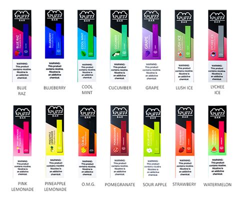 Puff Bar Disposable Vaporizer Flavors Instroduce - Uooce Blog