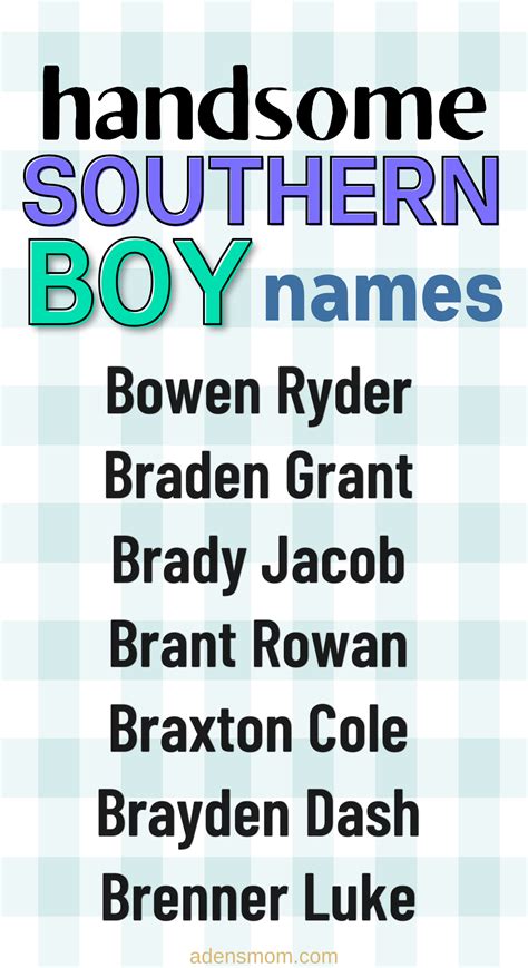 250 southern boy names the coolest baby names for 2023 – Artofit