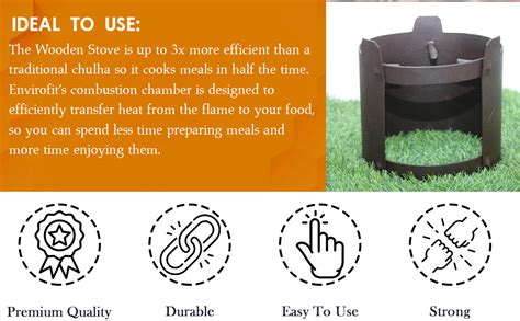 Subaa Wooden Stove Manual Portable Stove/Iron Steel Stove/Camping Stove ...