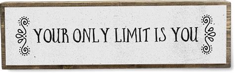Your Only Limit is You - Handmade Metal Wood India | Ubuy