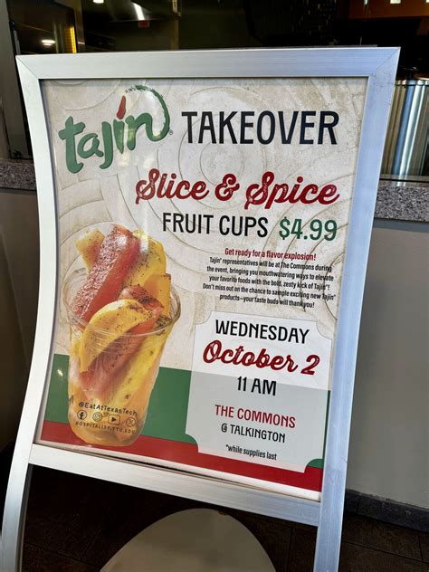 Great day at Texas Tech promoting Tajin and talking to the students ...