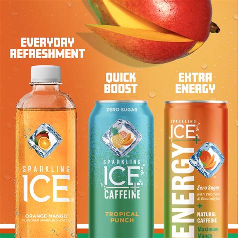 ((Best By 03/01/2024))Sparkling Ice +ENERGY Maximum Mango Sparkling ...