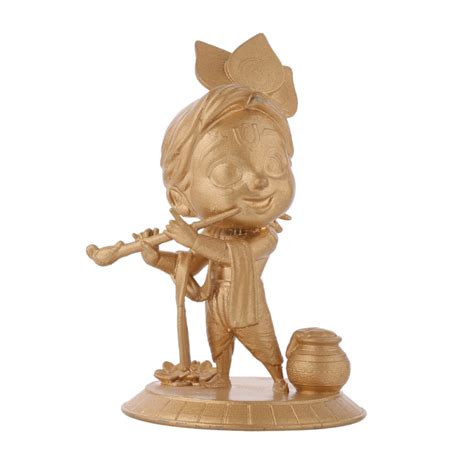 Sanatan Idol – Shree Krishna | Hand-Painted Resin Idol | Spiritual Dec ...