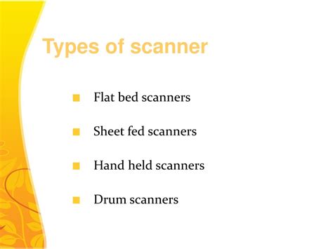 Image result for Scanner Types