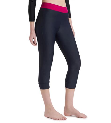 Buy Speedo Solid Swim Capri True Navy-Berry SwimActive Online | Speedo ...