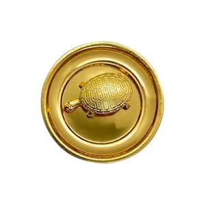 Buy ASSA Kachhua Yantra Golden Color Turtle Plate for Good Luck and ...