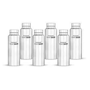 Trueware Smart Steel 700 ML Stainless Steel Water Bottle | Set of 6 ...