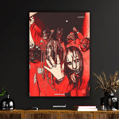 Slipknot Intense Illustration Art Poster – Dripster