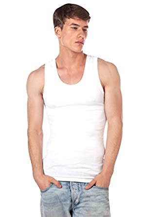 Buy ONN Premium Wear Men's Cotton Vest (BC322080_White_S) at Amazon.in