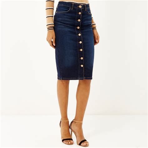 Lightweight Denim Pencil Skirt at Rebecca Guay blog