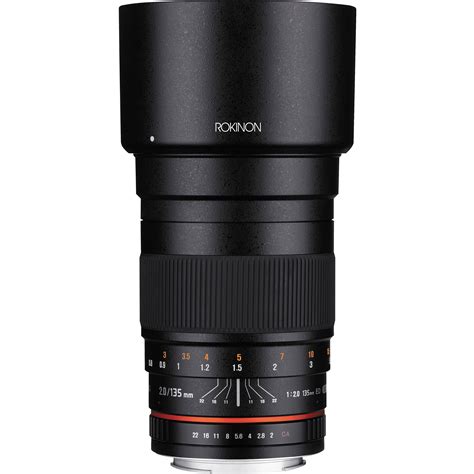 Rokinon 135mm f/2.0 ED UMC Lens (Canon EF) 135M-C B&H Photo Video