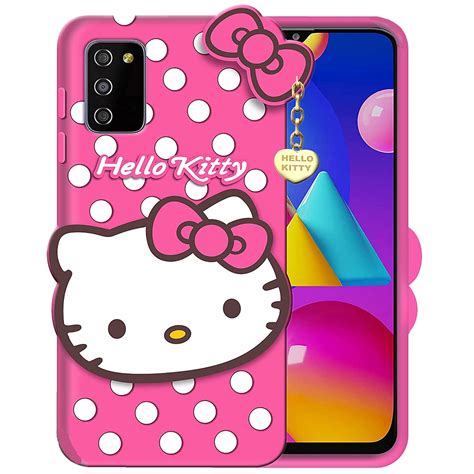 Nainika Rubber Back Cover for Samsung Galaxy A03s Hallo Kitty Soft Case ...