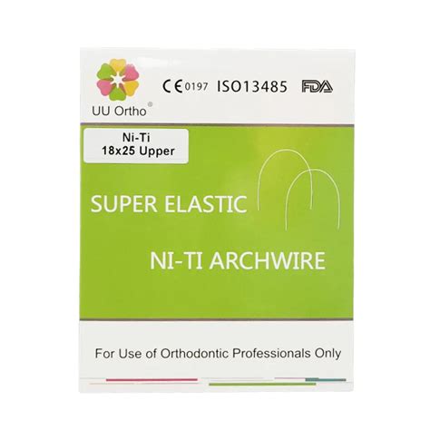 Orthodontic Wire Bending 20 Packs Super Elastic Niti Arch Wire - Round ...