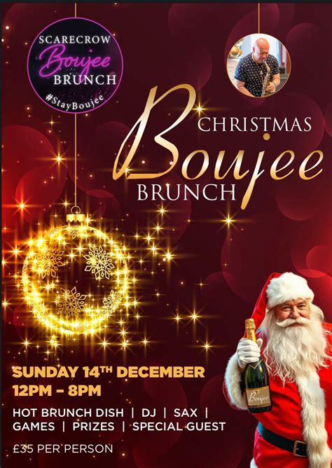 Scarecrow Christmas Boujee Brunch, Scarecrow Bar and Grill, Cumbernauld ...