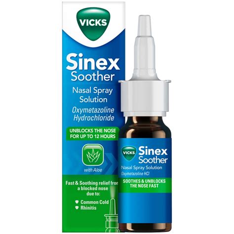 Vicks Sinex Soother Nasal Spray 15ml | Health & Wellbeing - B&M