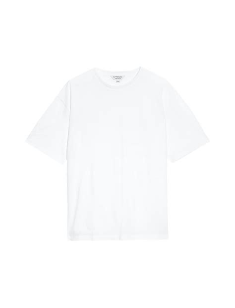 Buy Pure Supima® Cotton Oversized T-Shirt at Marks & Spencer
