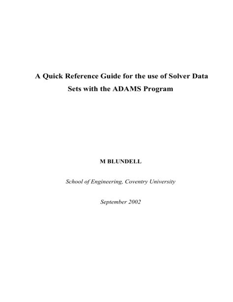 Image result for Adams Software Features