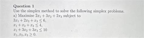 Image result for Simplex Method Problems