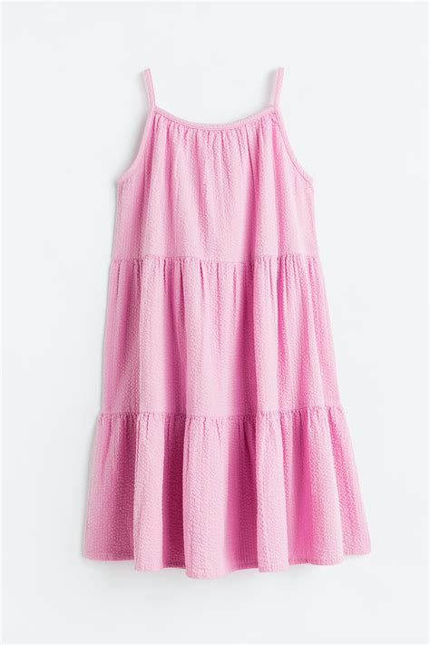 Tiered dress - Light pink - Kids | H&M IN