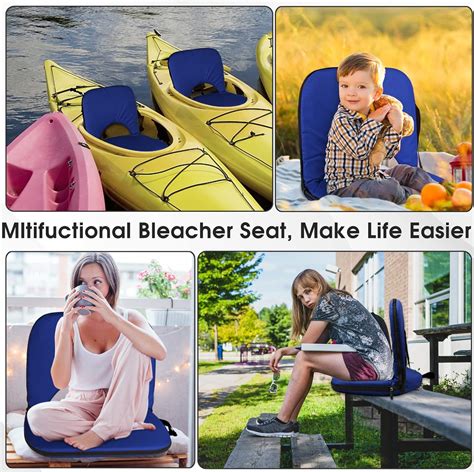 Buy Stadium Seats Cushion for Bleachers with Strong Back Support ...