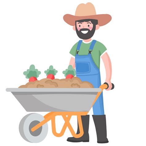 Farmer Cartoon PNGs for Free Download