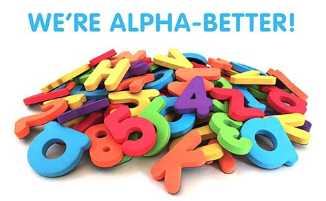 EDULEARNABLE Magnetic Letters Numbers Alphabet Fridge Magnets Colorful ...