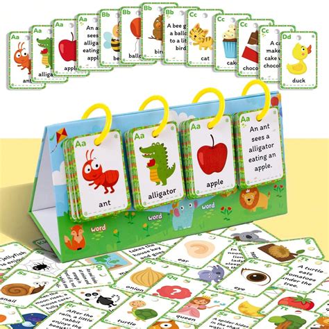 1Set/104Pcs Word Builder Games Phonics Flash Cards, Cartoon Sight Words ...