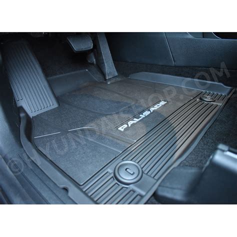 2020-2025 Hyundai Palisade All Weather Floor Mats - Free Shipping ...
