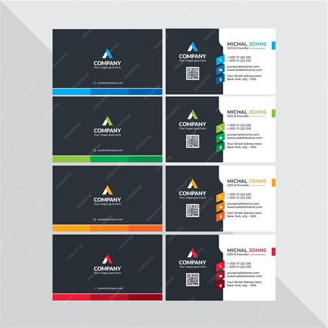Premium Vector | Business card design templates