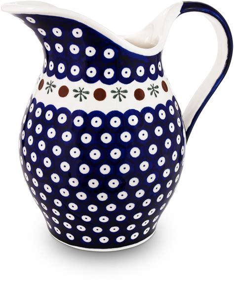 1.7 L Jug – Carafe with Wide, Open Spout and Flowing Shape, Pattern 4 ...