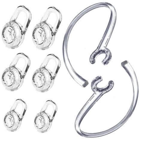 Ear Gel Tips & Loop Clip SML Spare Kit for Plantronics M155 M165 M180 ...