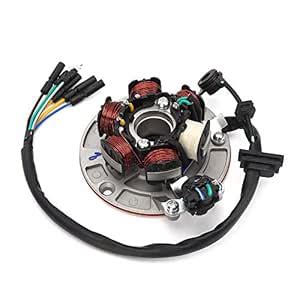Magneto Stator Plate, 125cc pit bike Stator Motorcycle Magneto Stator ...